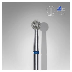 staleks diamond nail drill bit ball blue expert head diameter 4 mm groot